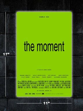 The Moment Charli XCX movie poster - 11x17 wall art print merch music brat A24